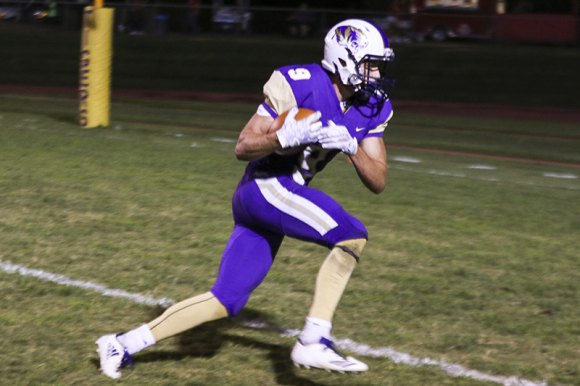 Lemoore's Jack Foote scored three touchdowns in Friday night's double overtime loss to Sanger